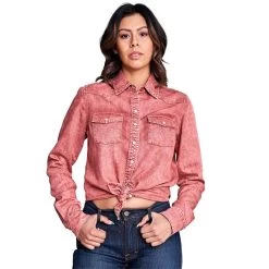 Kimes Ranch Kimes KC Tencel Ladies Western Shirt 7 Kimes Ranch Kimes KC Tencel Ladies Western Shirt -Horse Care 796057kr c1158 1