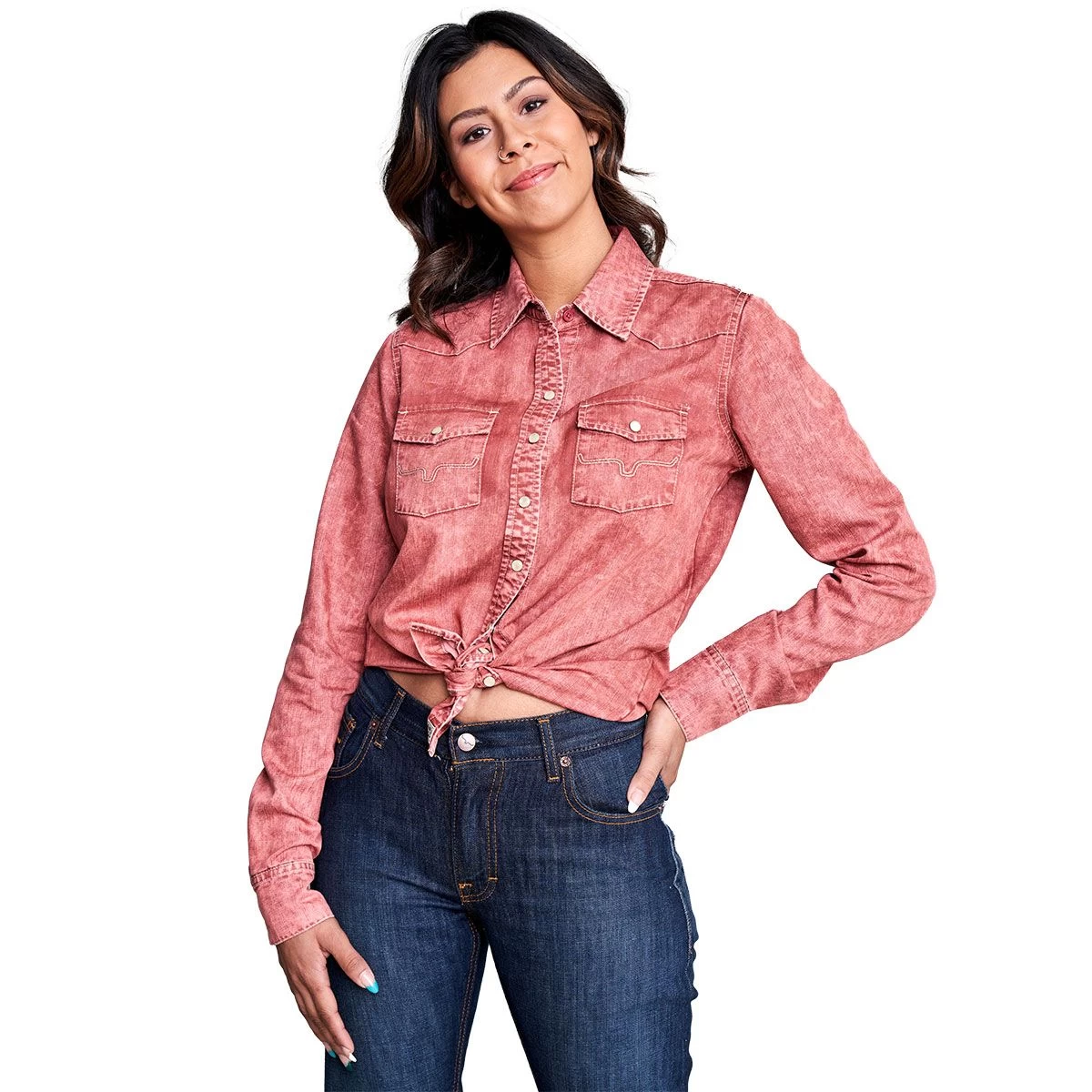 Kimes Ranch Kimes KC Tencel Ladies Western Shirt 4 Kimes Ranch Kimes KC Tencel Ladies Western Shirt - Image 2