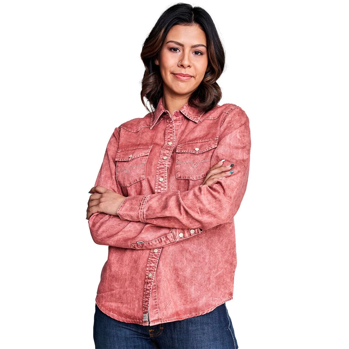 Kimes Ranch Kimes KC Tencel Ladies Western Shirt 3 Kimes Ranch Kimes KC Tencel Ladies Western Shirt