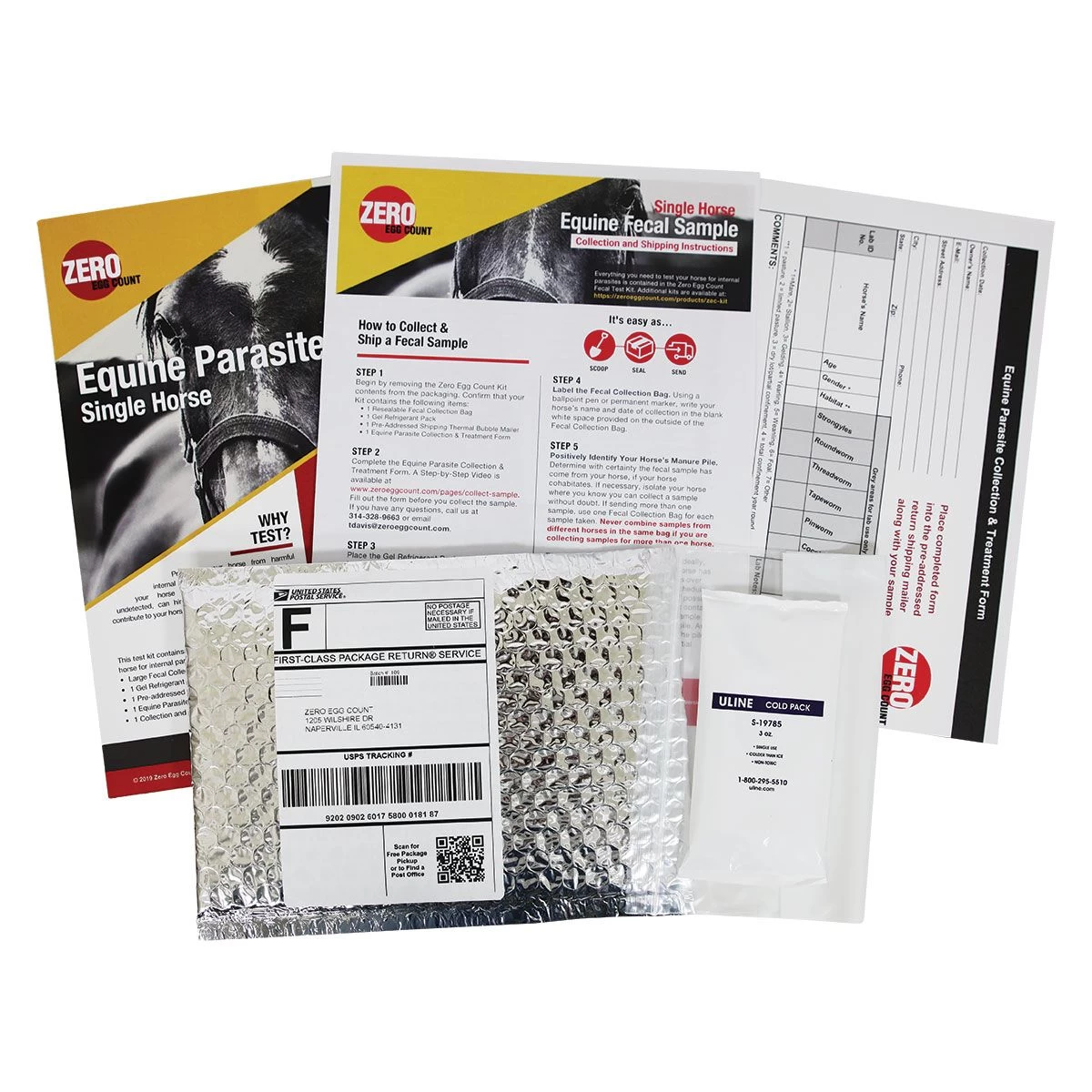 Zero Egg Count Equine Fecal Test Kit 4 Zero Egg Count Equine Fecal Test Kit - Image 2