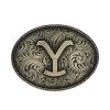 Montana Silversmiths Y Filigree Belt Buckle