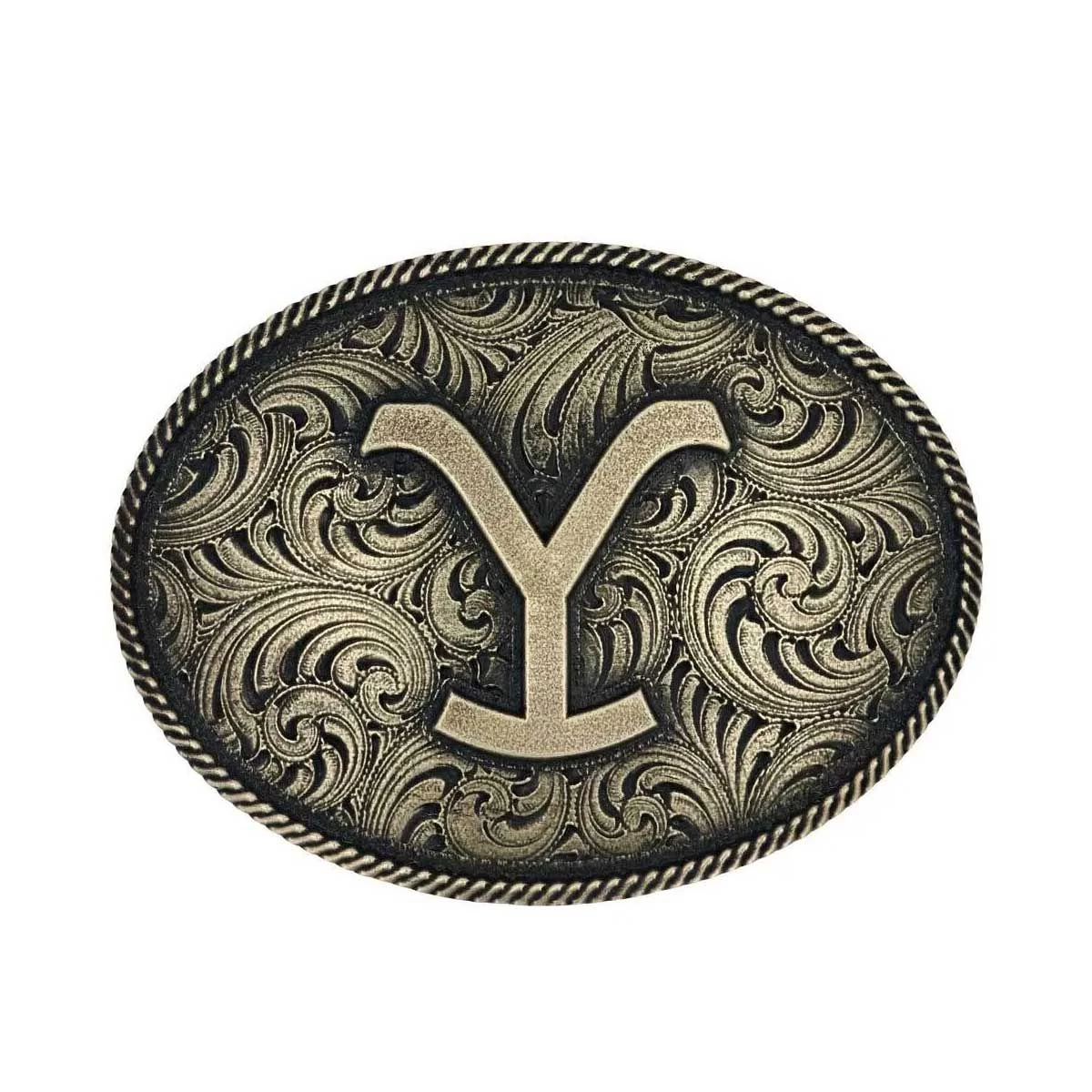 Montana Silversmiths Y Filigree Belt Buckle 3 Montana Silversmiths Y Filigree Belt Buckle