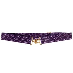 Belle & Bow Kids Belt - Navy Pink Bits