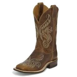 Justin Bent Rail Llano Ladies Western Boot