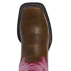Lil Durango Brown And Pink Kids Western Boots -Horse Care bt217 c1109 alt2 q7nec5rhyui6e13b