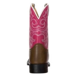 Lil Durango Brown And Pink Kids Western Boots -Horse Care bt217 c1109 alt3 frzulrtr2tv6eqi5