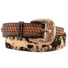 Rafter T Peppered Hide Ladies Belt 2 Rafter T Peppered Hide Ladies Belt -Horse Care bt715 ph c1109 bdizirohaxrwvsra