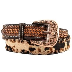 Rafter T Peppered Hide Ladies Belt
