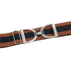 Ellany Calucci Silver Stirrup Elastic Ladies Belt