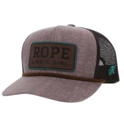 Hooey Rope Like A Girl Pink Trucker Hat