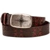 Hooey Brown Aztec Leather Ladies Belt - Thunderbird Buckle