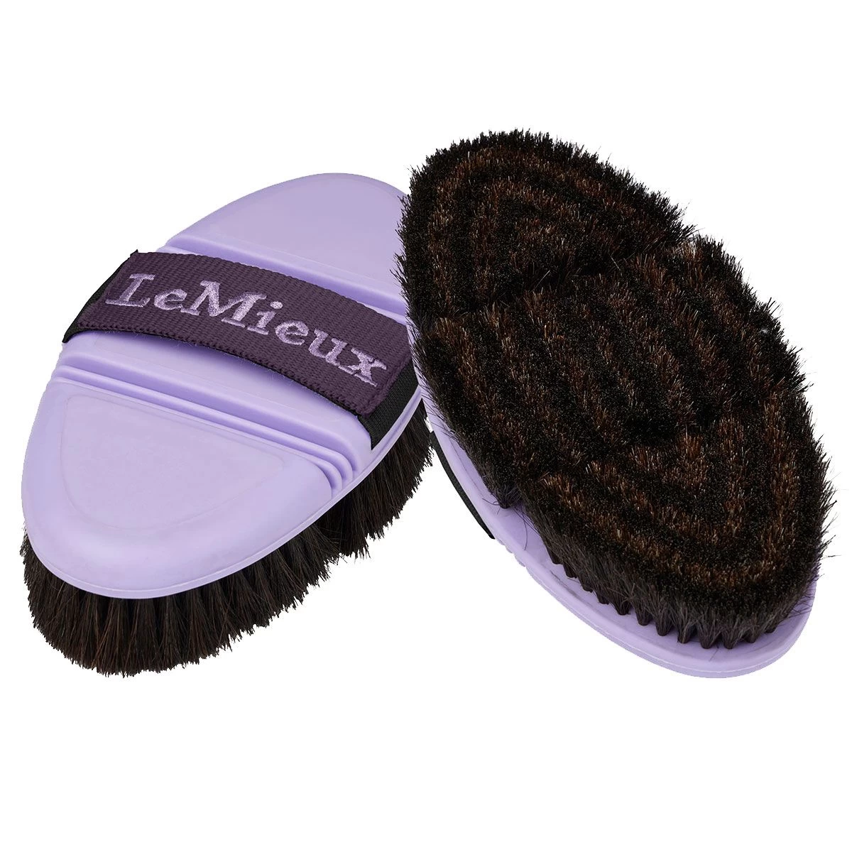 LeMieux Flexi Horse Hair Body Brush - Wisteria 3 LeMieux Flexi Horse Hair Body Brush - Wisteria