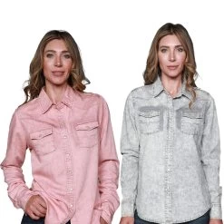 Kimes Ranch Kimes KC Tencel Snap Front Ladies Western Shirt