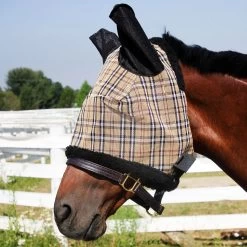 Country Pride Traditional Plaid Fly Mask