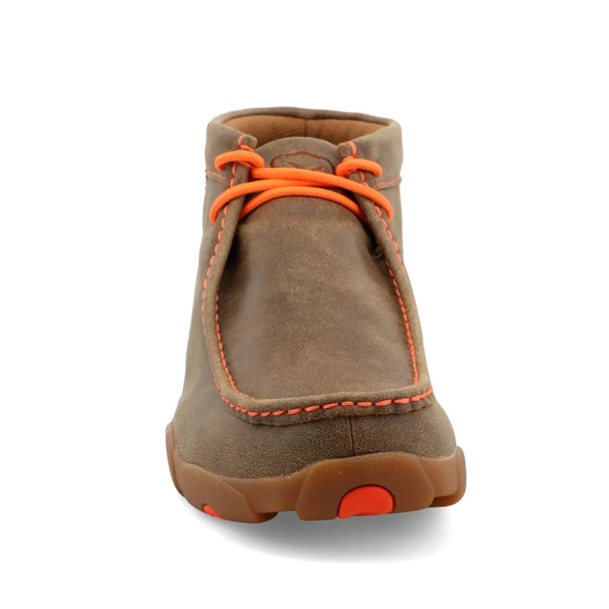 Twisted X Chukka Mens Driving Moc - Bomber Neon Orange 6 Twisted X Chukka Mens Driving Moc - Bomber Neon Orange - Image 4