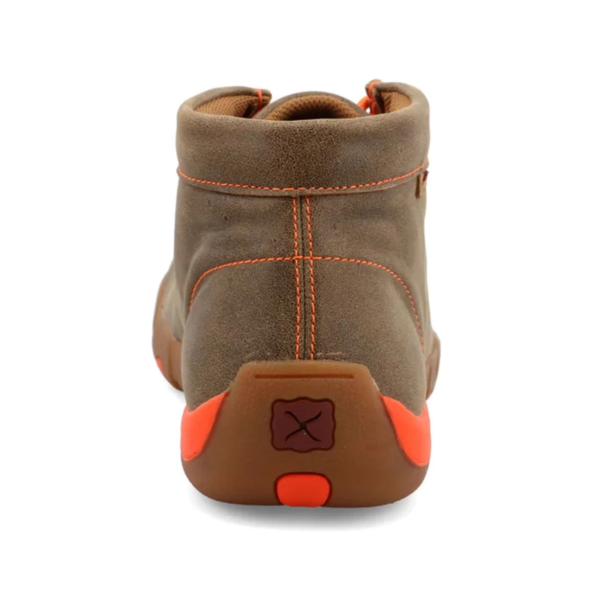 Twisted X Chukka Mens Driving Moc - Bomber Neon Orange 7 Twisted X Chukka Mens Driving Moc - Bomber Neon Orange - Image 5