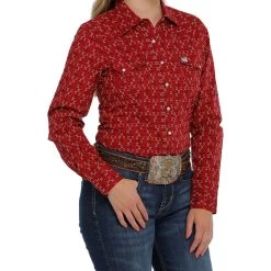 Cinch Cross Pattern Ladies Western Shirt