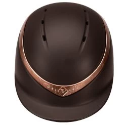 Charles Owen Halo CX MIPS - Brown Matte With Stellar Rose Gold -Horse Care myhal cx3 c1109 alt2 g44i2ofrv7pz9yqk