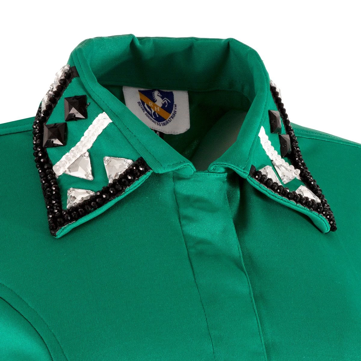 Ashlynn Teal Ladies Western Show Shirt 3 Ashlynn Teal Ladies Western Show Shirt - Image 2