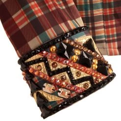 Marlow Rust Plaid Ladies Western Show Shirt -Horse Care r70202 c1304 alt2 6fnq9tuijhpz0wfc