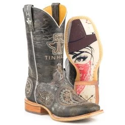 Tin Haul Bandana Bandit Ladies Western Boot