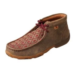 Twisted X Chukka Ladies Driving Moc - Bomber Mahogany