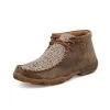 Twisted X Chukka Ladies Driving Moc - Bomber Embossed